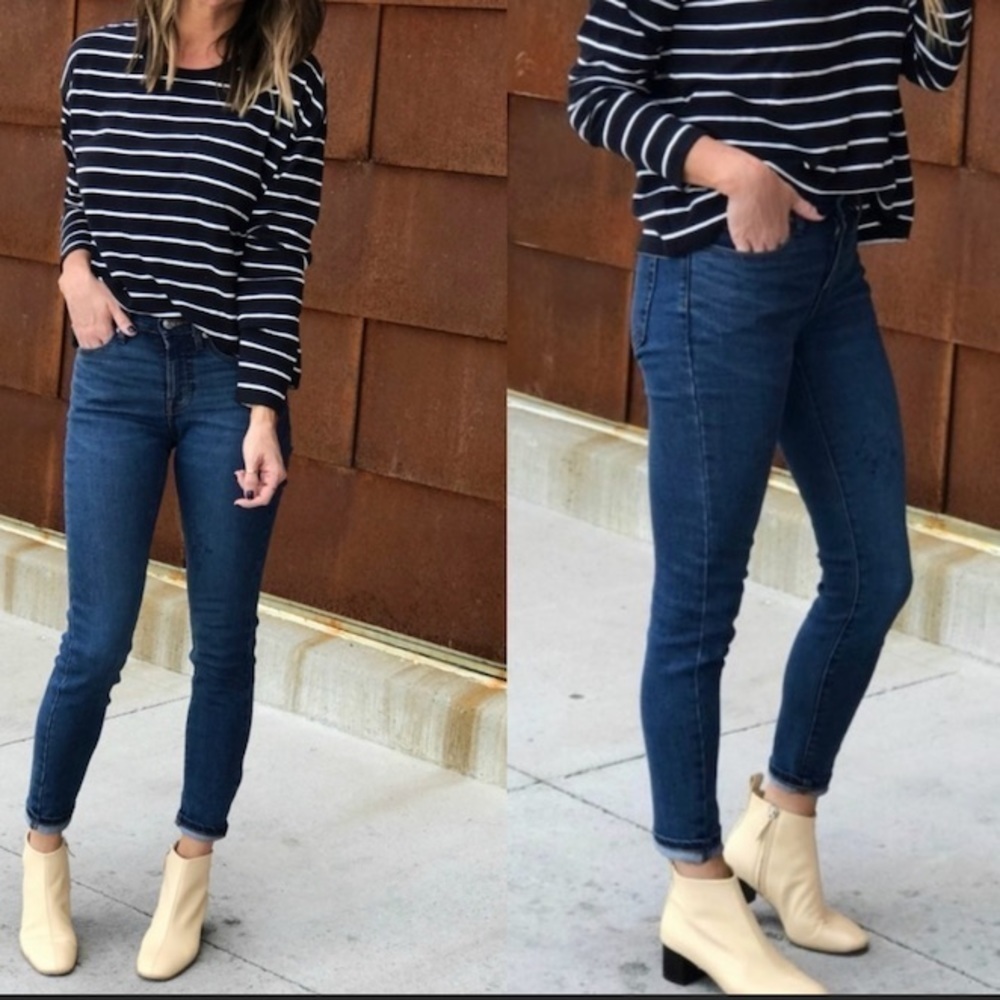 Everlane high rise skinny jeans